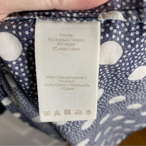 Boden Jodie Kaftan Tunic size 16 lightweight polka dot Bell Sleeve - Picture 5 of 5